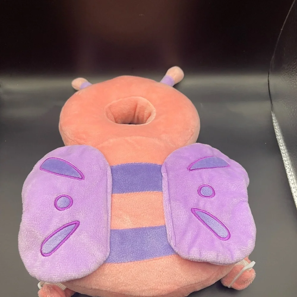 Marvin’s babyguard head protector pillow Pink and Purple butterfly